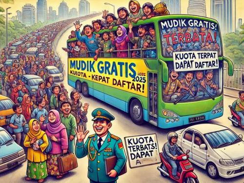 Mudik Gratis Lebaran 2025, Kuota 100 Ribu Orang, Begini Cara Daftarnya